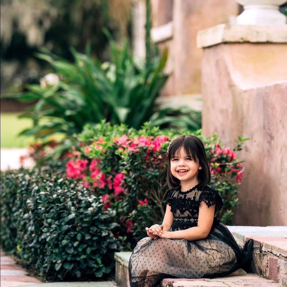 Trish Scully Ana Dress Black lace